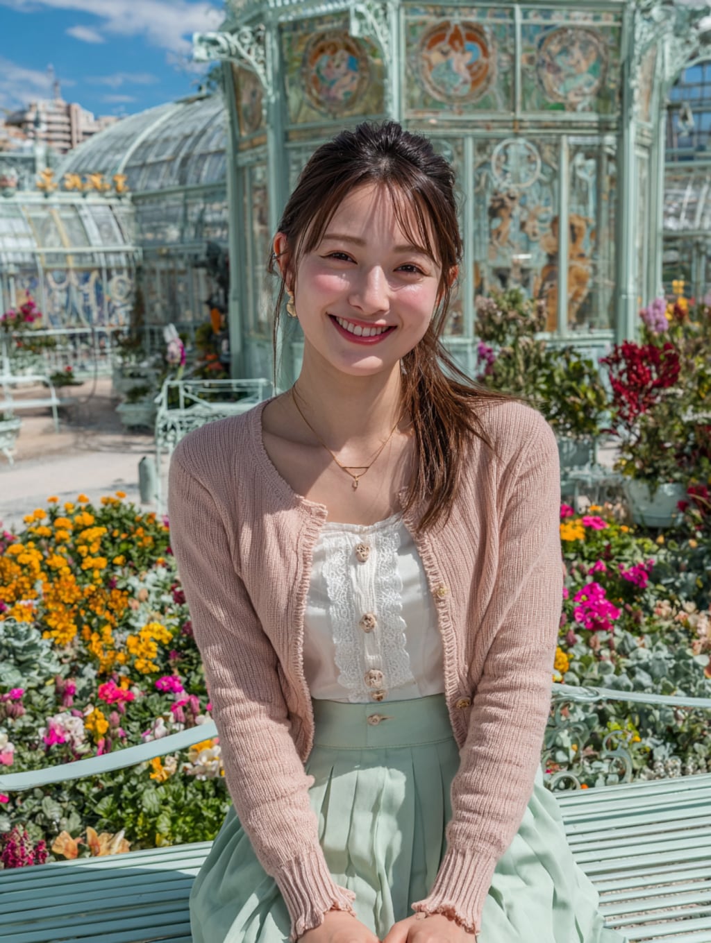 執事ちゃんの春色コーデ