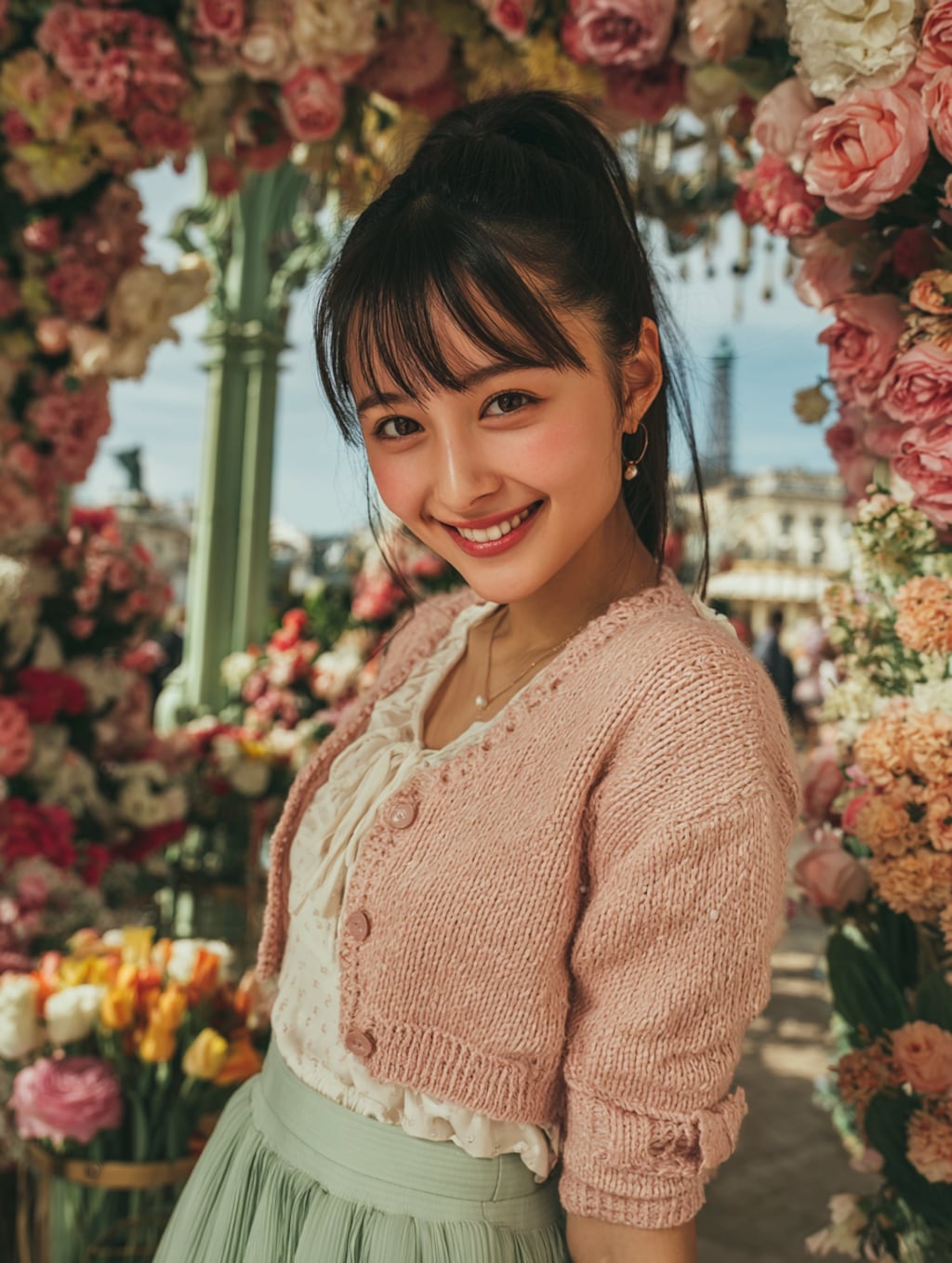 執事ちゃんの春色コーデ