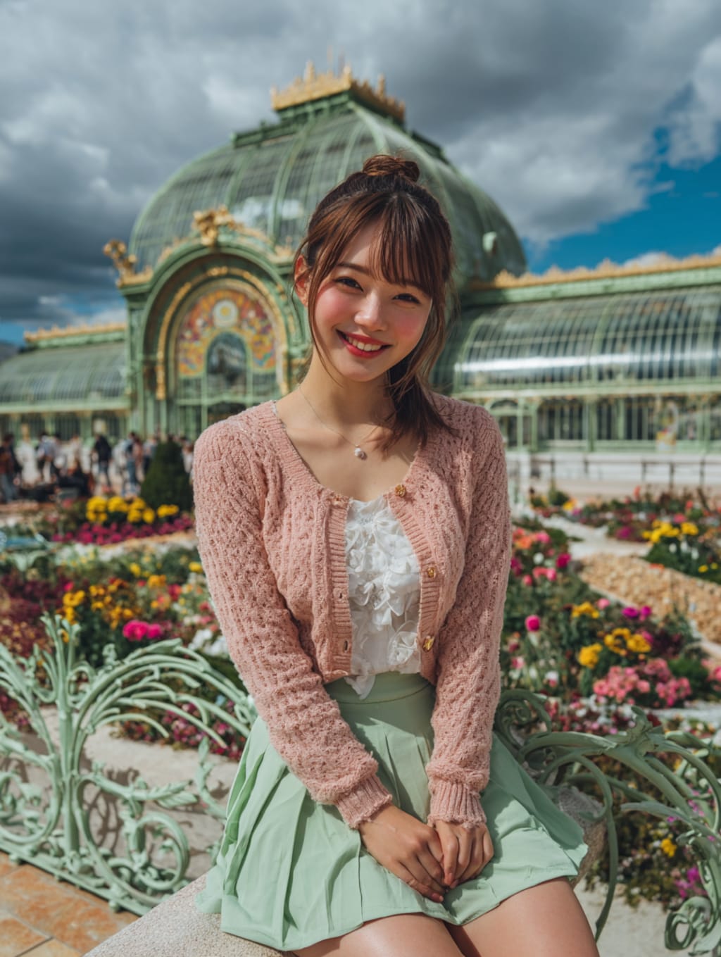 執事ちゃんの春色コーデ