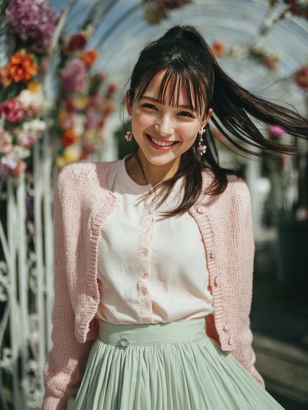 執事ちゃんの春色コーデ