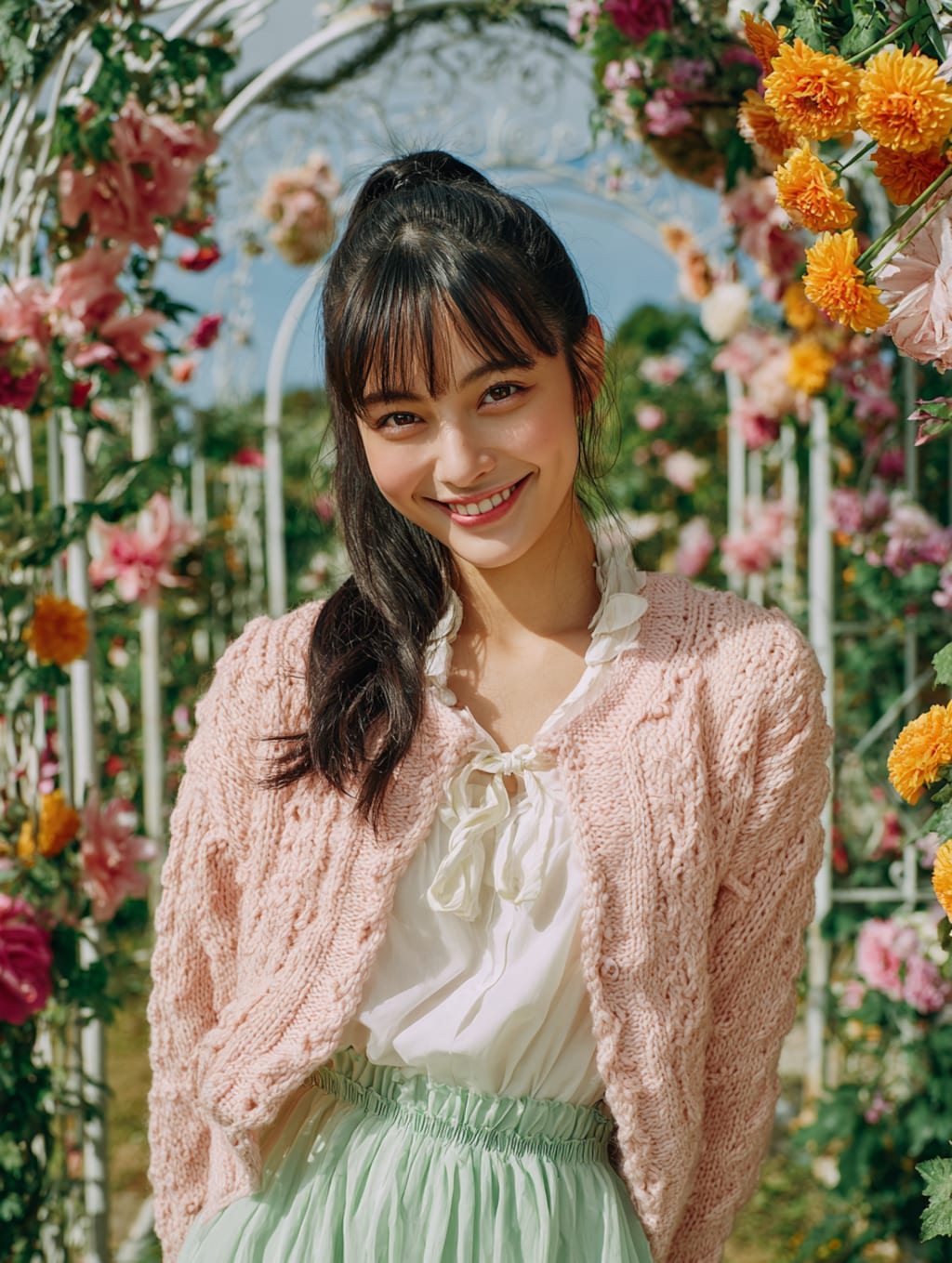 執事ちゃんの春色コーデ