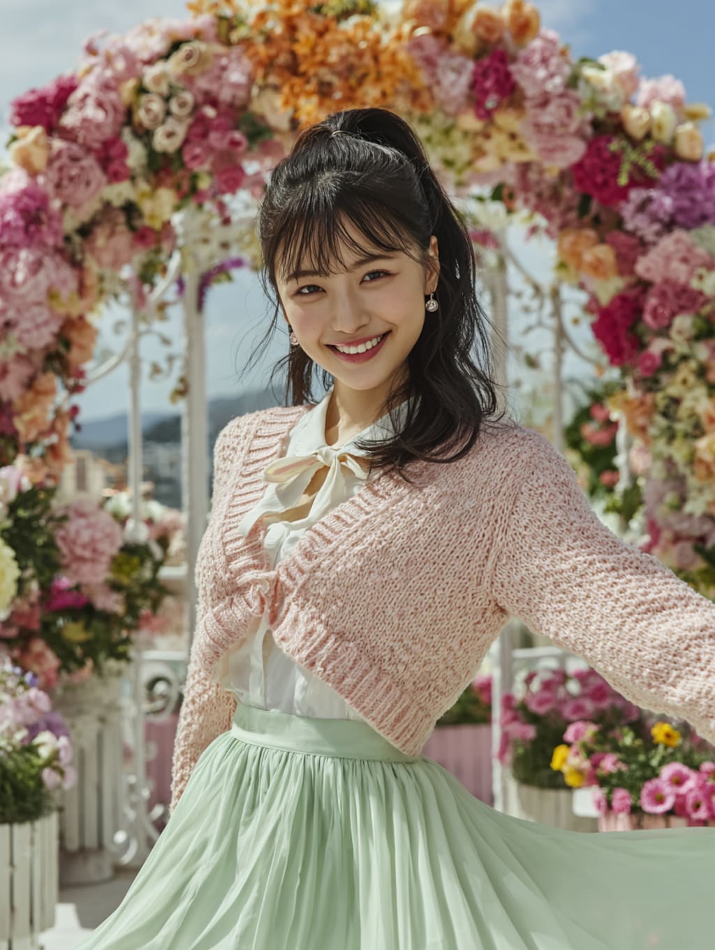 執事ちゃんの春色コーデ