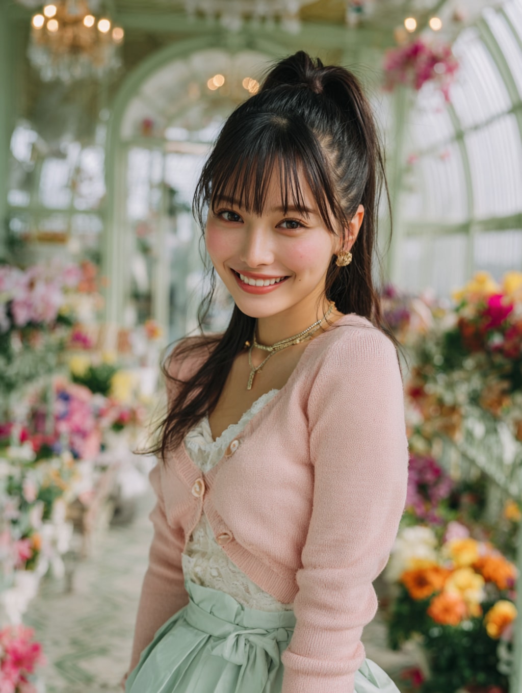 執事ちゃんの春色コーデ