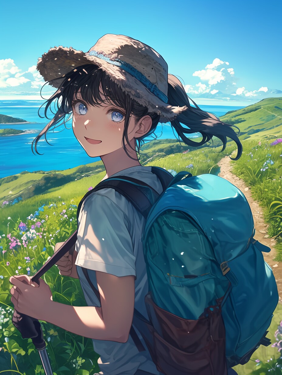 旅する少女150-2 | の人気AIイラスト・グラビア