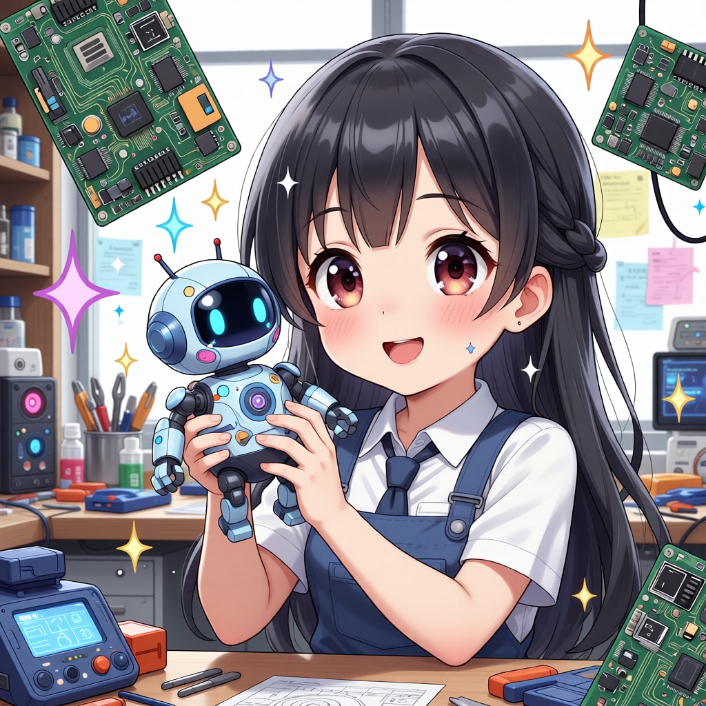 きらきら実験室と、ちいさな手作りロボット