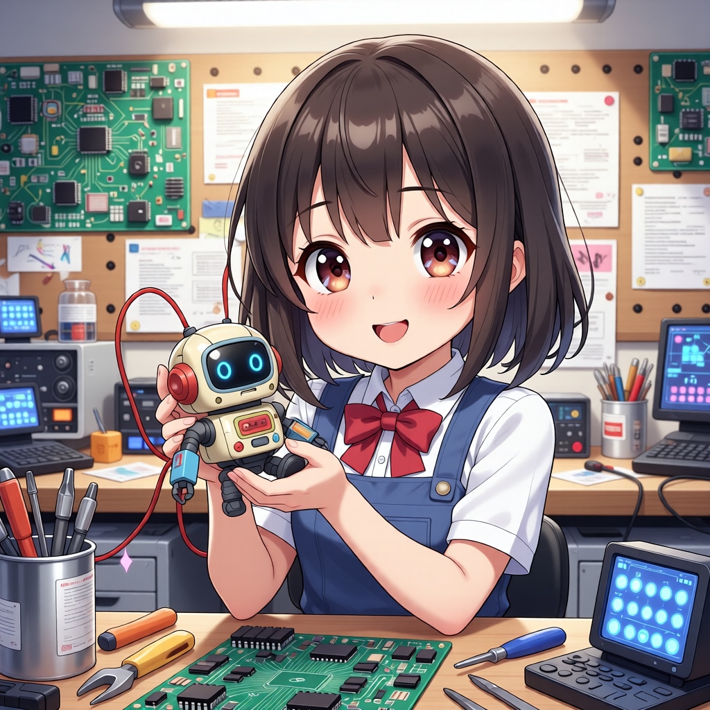きらきら実験室と、ちいさな手作りロボット