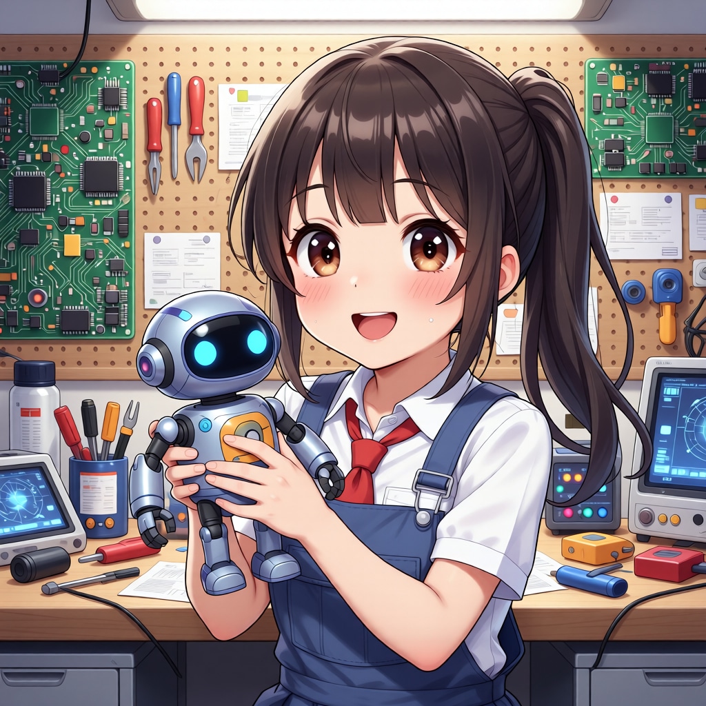 きらきら実験室と、ちいさな手作りロボット