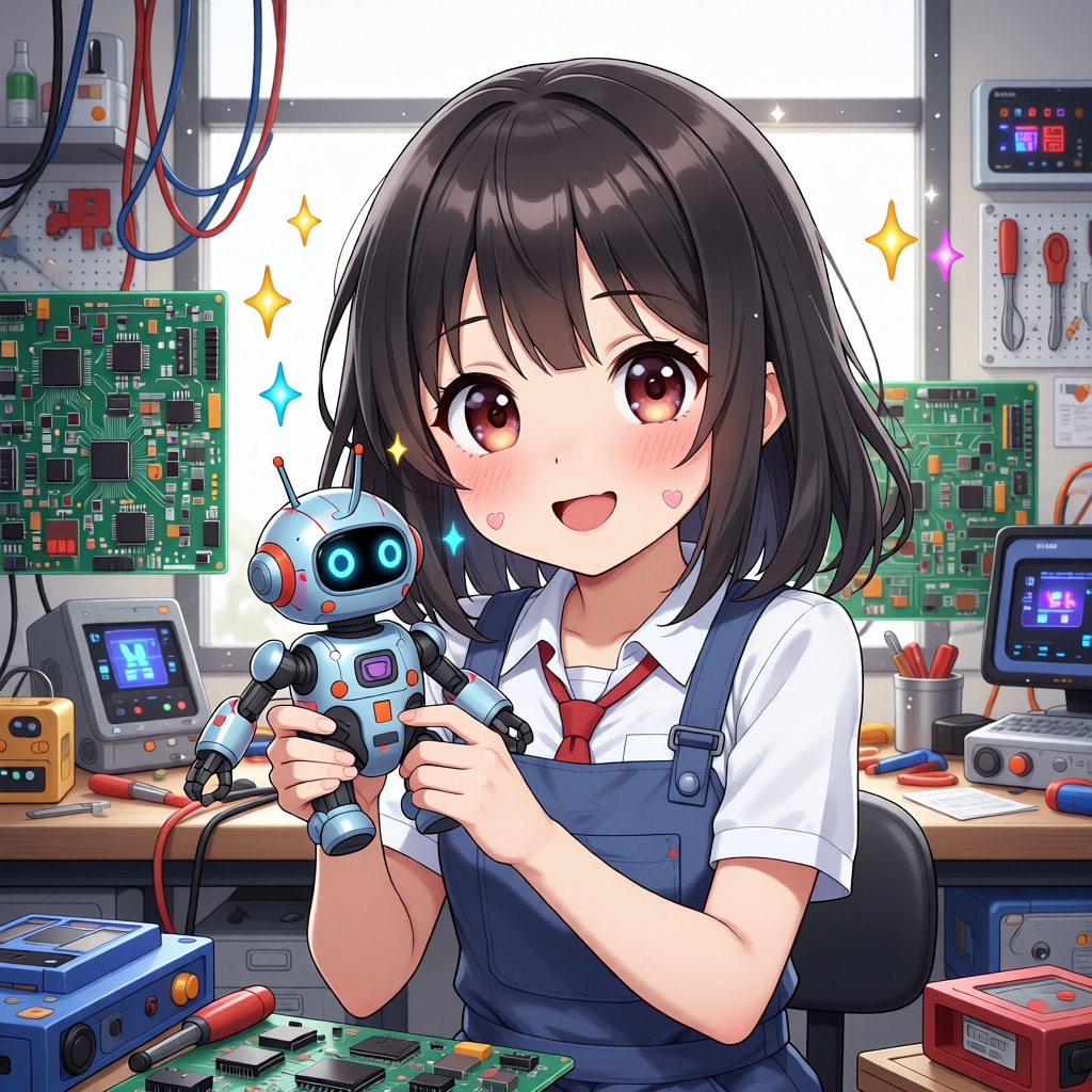 きらきら実験室と、ちいさな手作りロボット