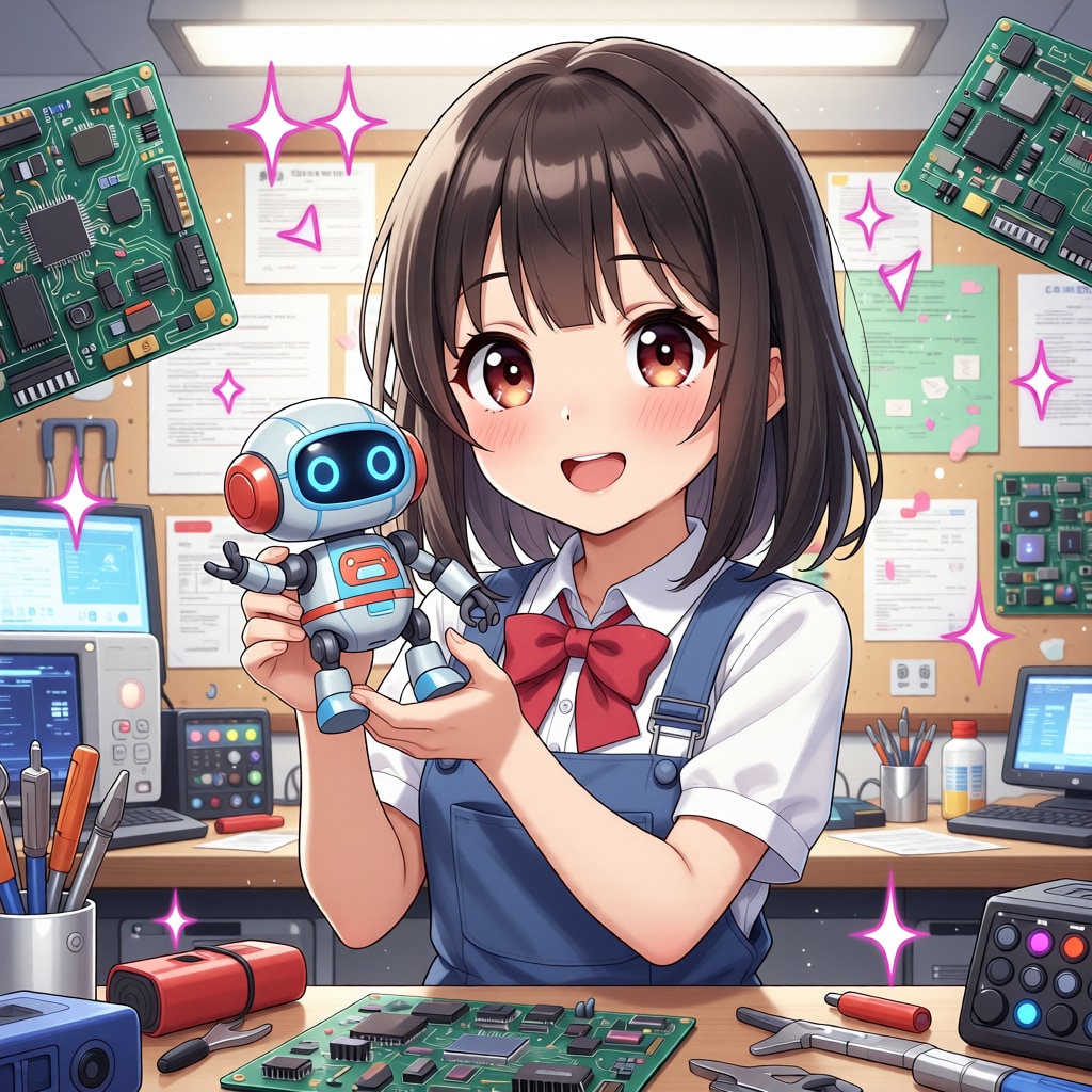 きらきら実験室と、ちいさな手作りロボット