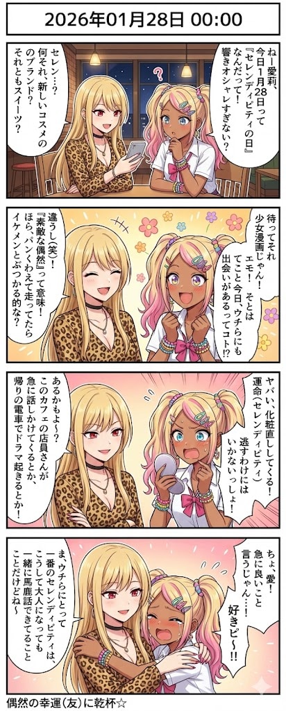 毎日漫画0時　今日は何の日 | の人気AIイラスト・グラビア