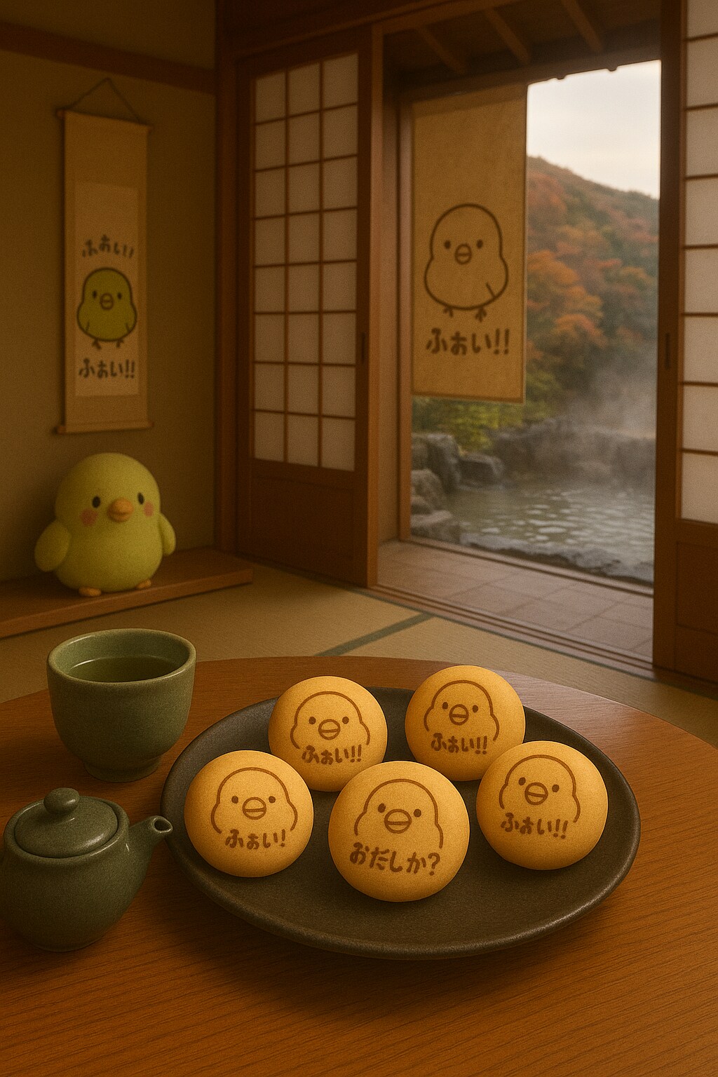 喋るインコの温泉宿