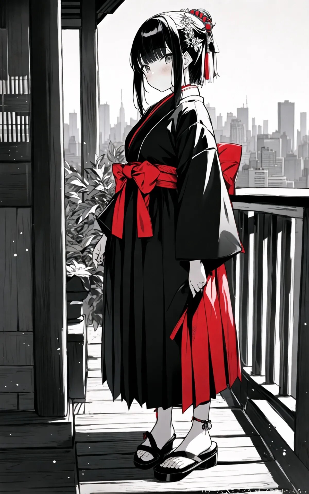 音々ストリートショット２ | の人気AIイラスト・グラビア