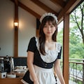 新緑カフェのメイド 7枚目