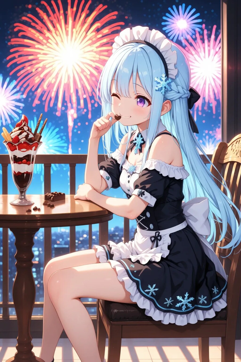 花火よりパフェ🍨