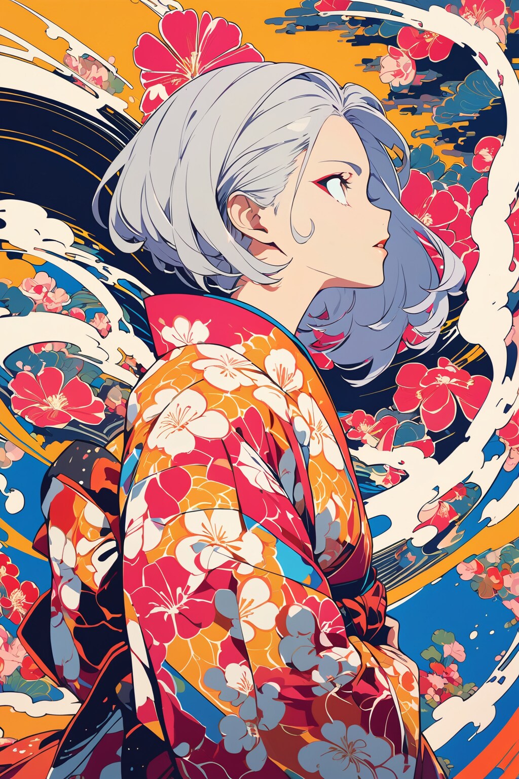 VEGAで銀髪ちゃん | の人気AIイラスト・グラビア
