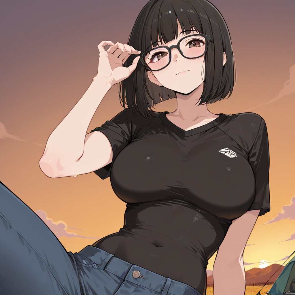 夕暮れ
