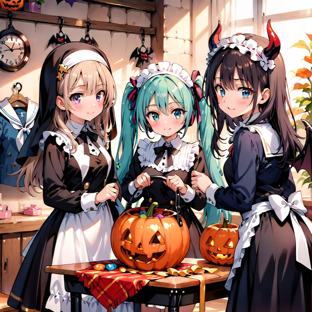 ミクとHalloween | の人気AIイラスト・グラビア