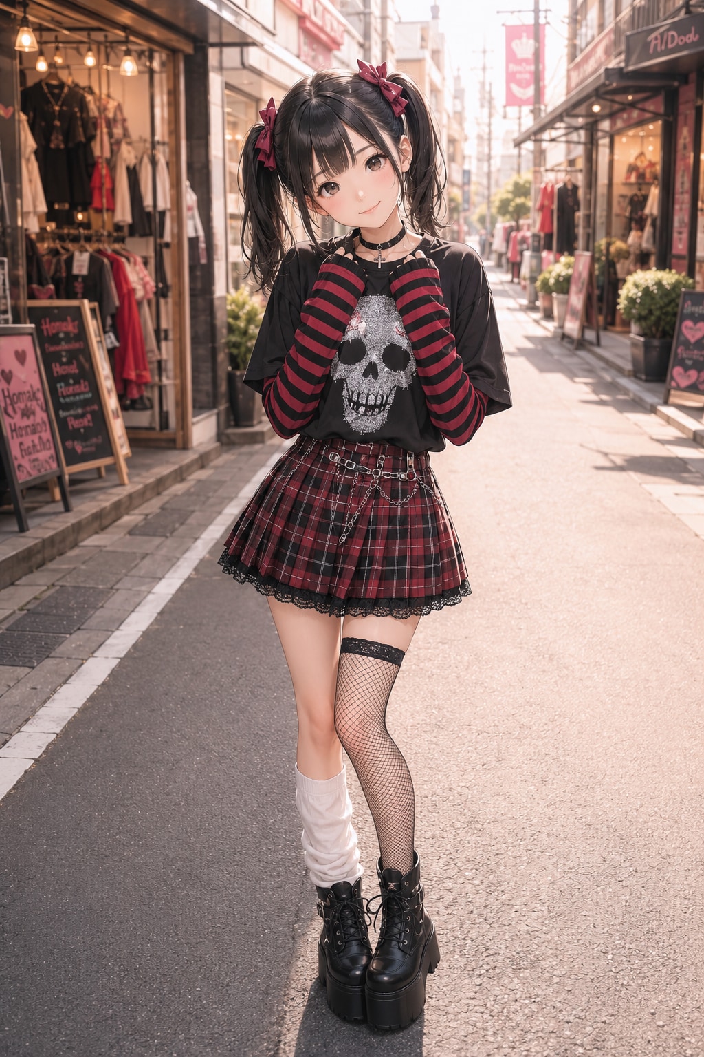 ドクロコーデしてみたら何かいつもより大人っぽくなった