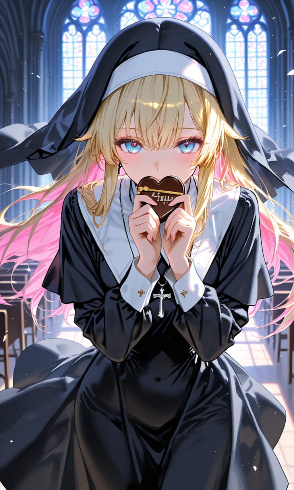 シスターからのチョコ