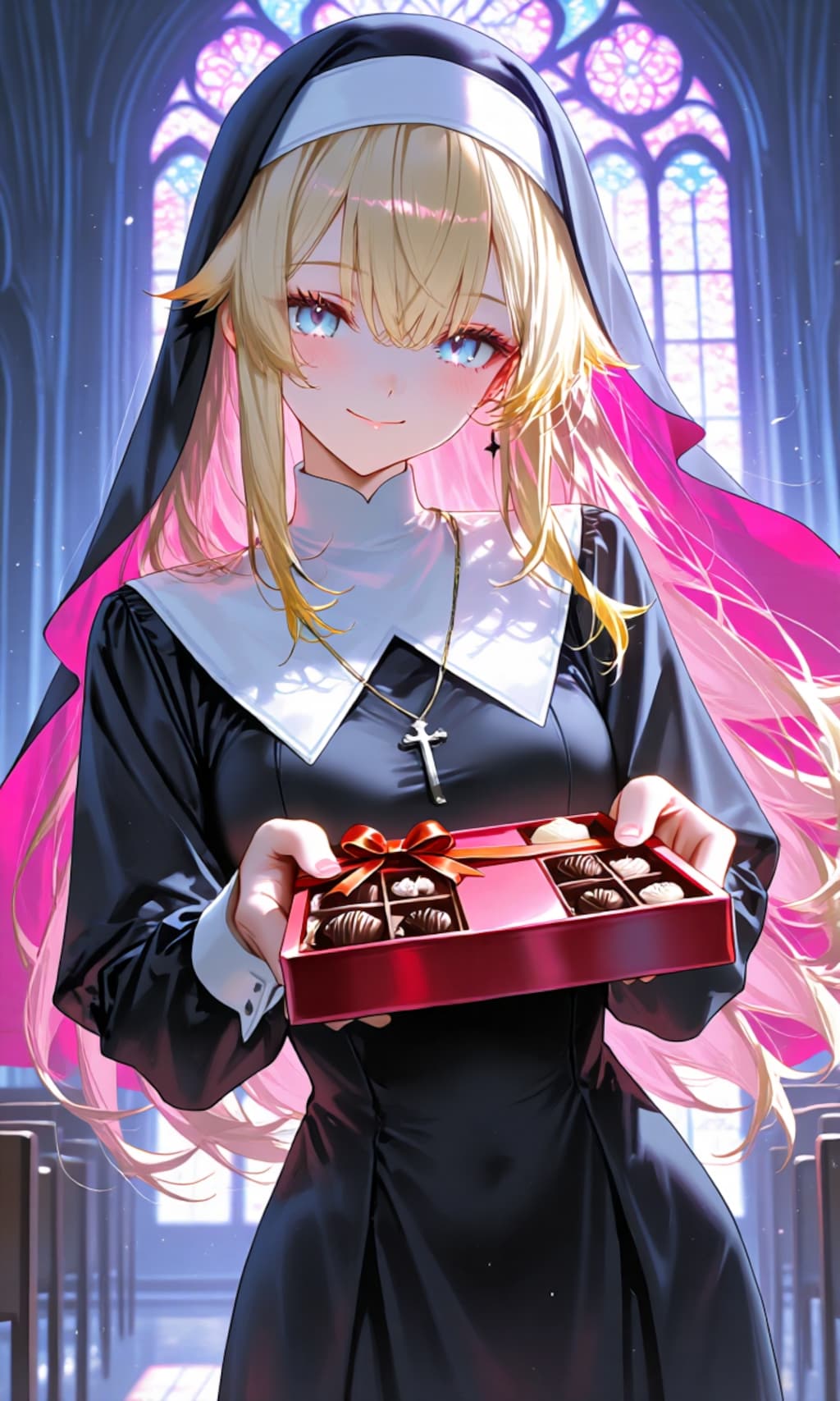 シスターからのチョコ