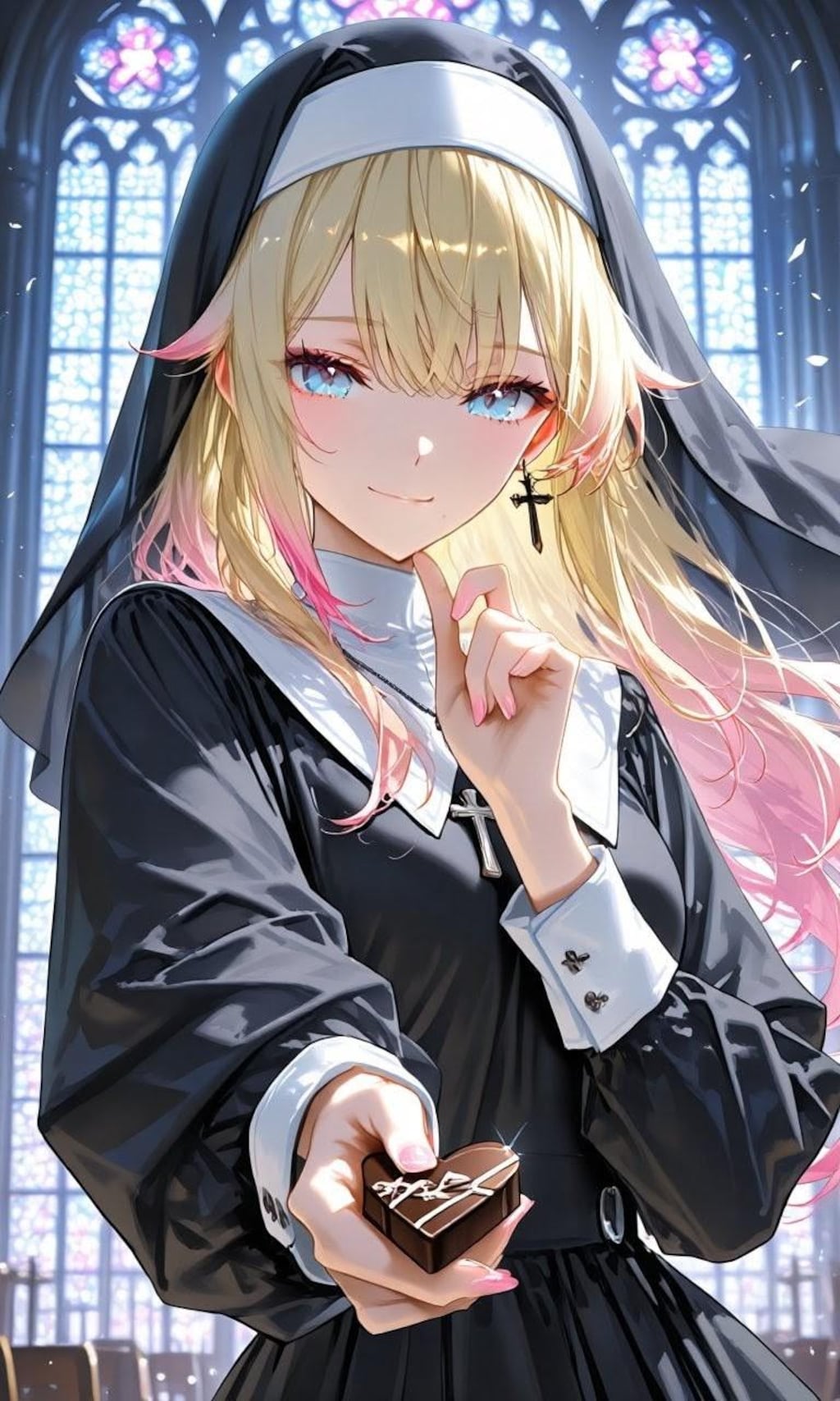 シスターからのチョコ