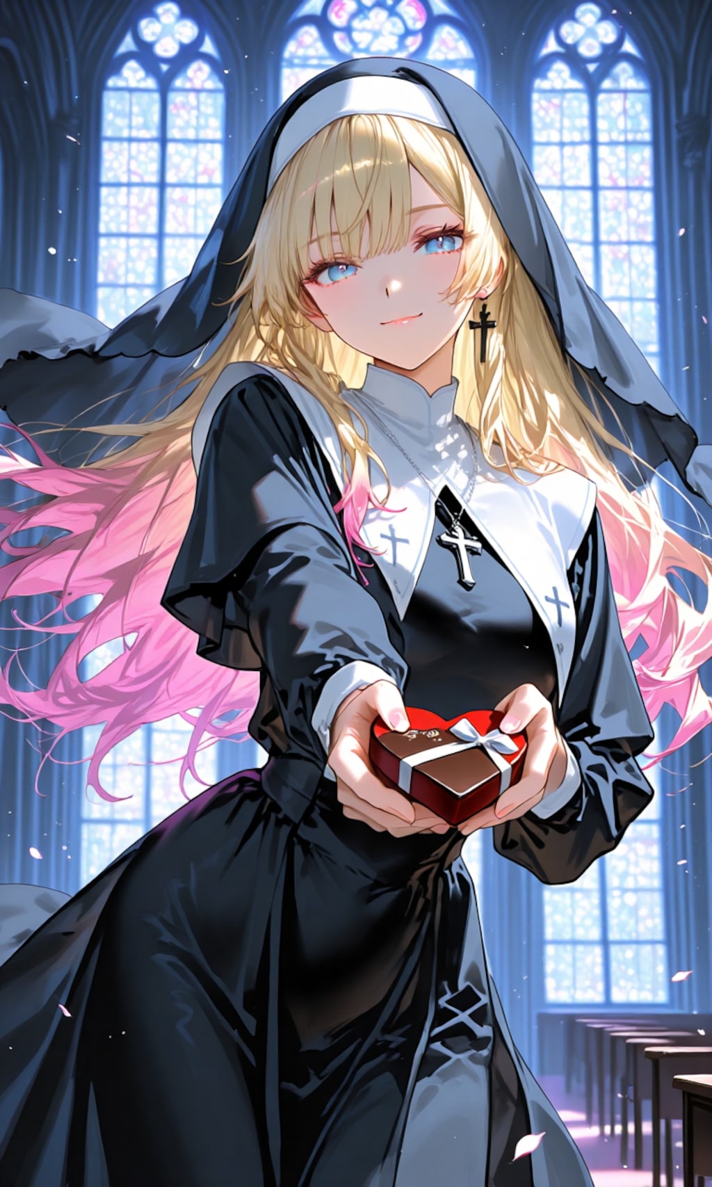 シスターからのチョコ