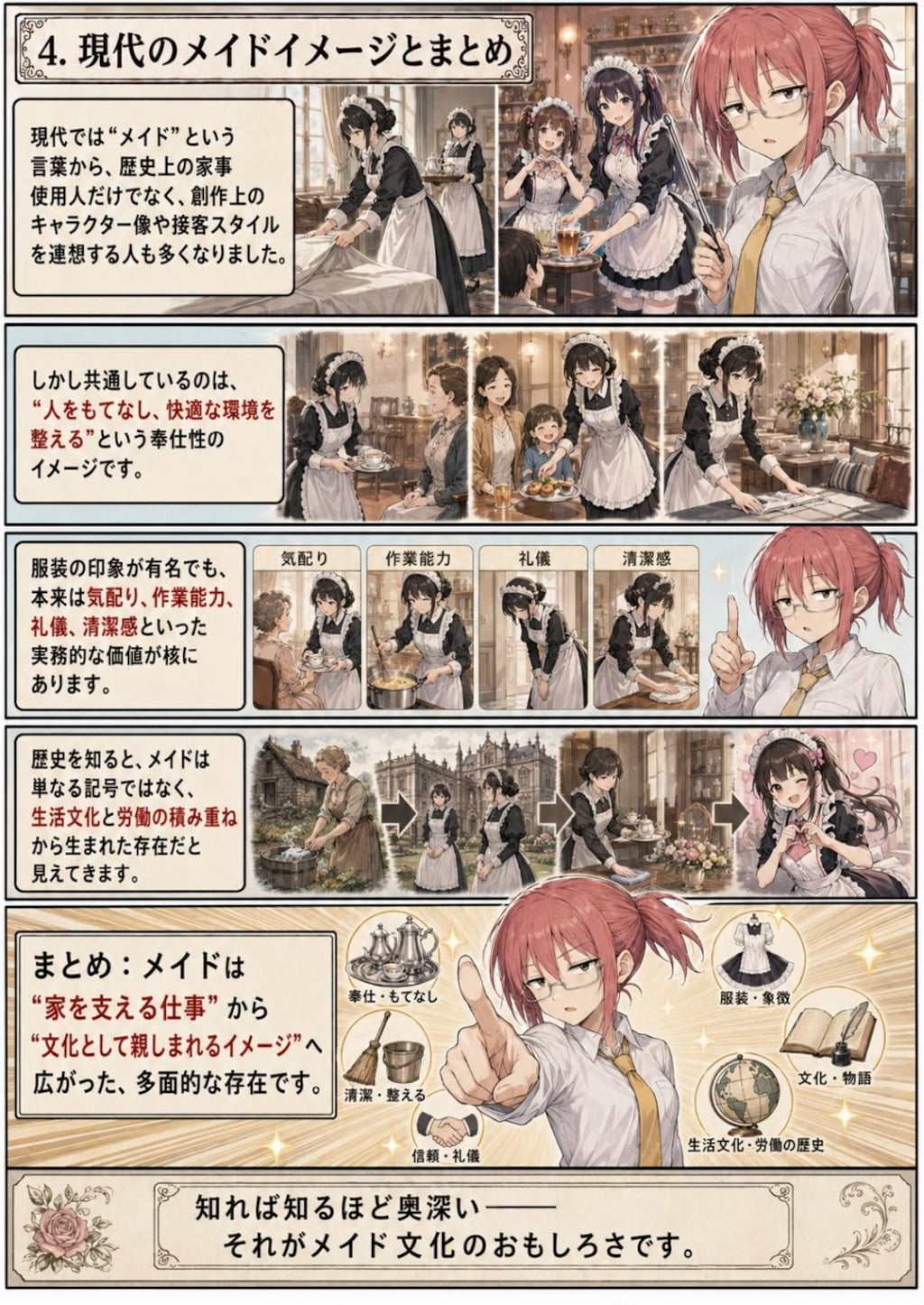 メイド解説学習漫画