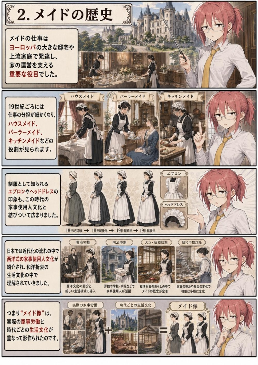 メイド解説学習漫画