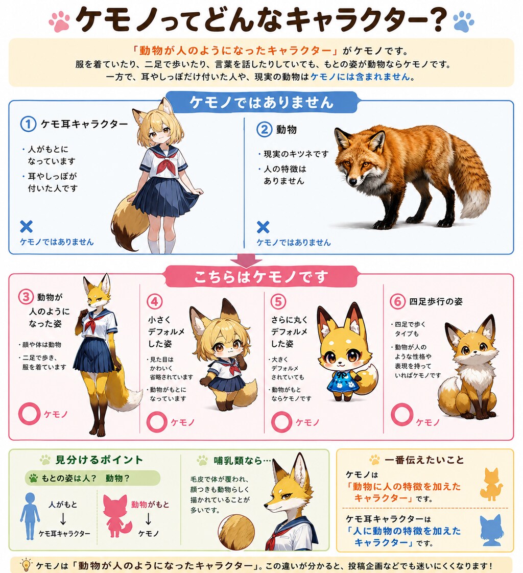 [図解]ケモノとは？