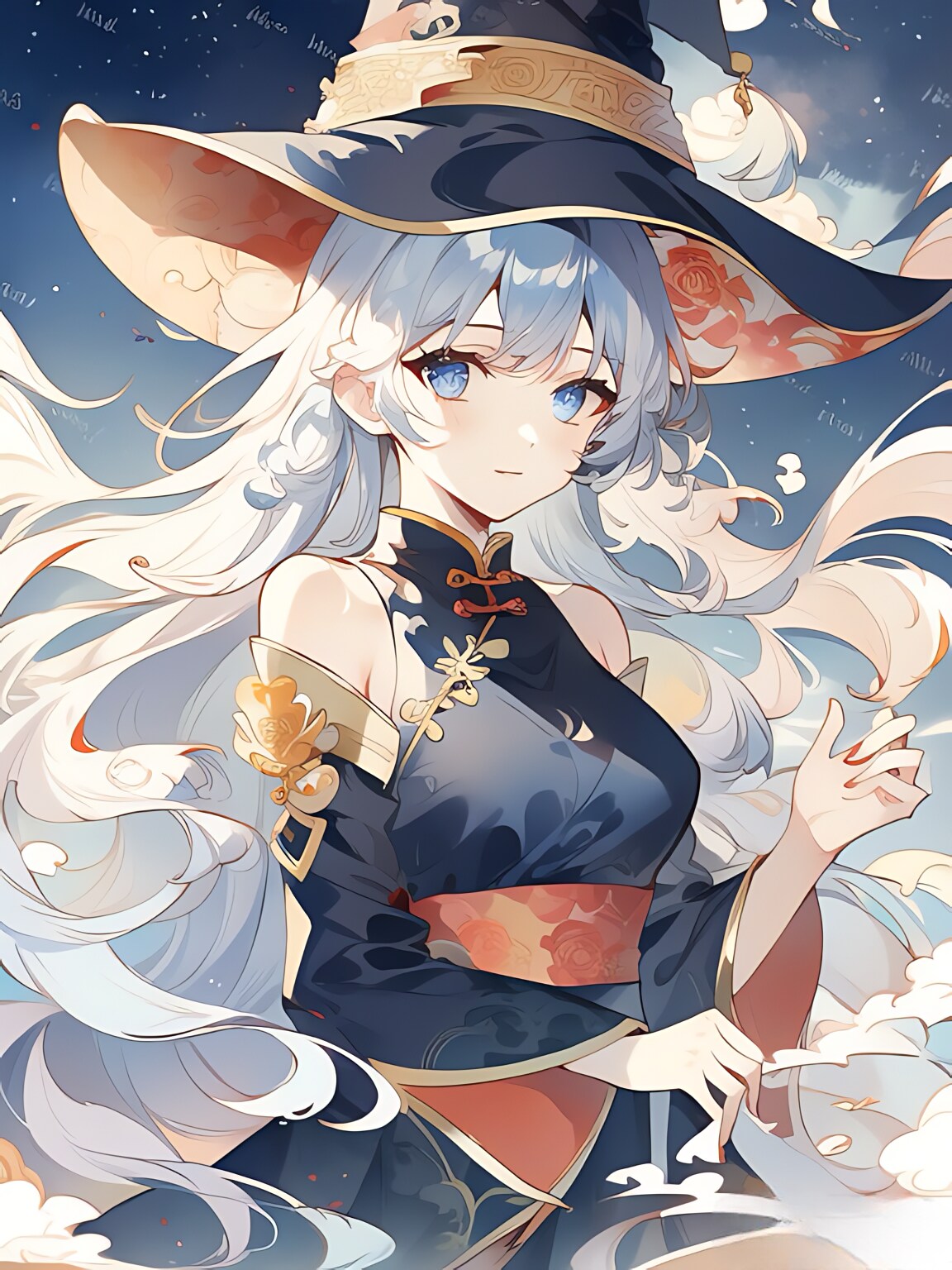 銀髪の魔女。