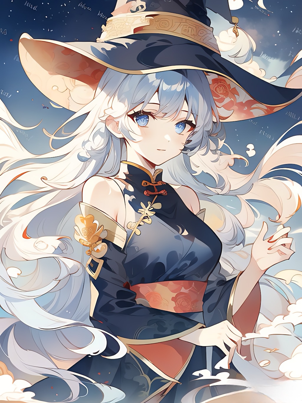 銀髪の魔女。