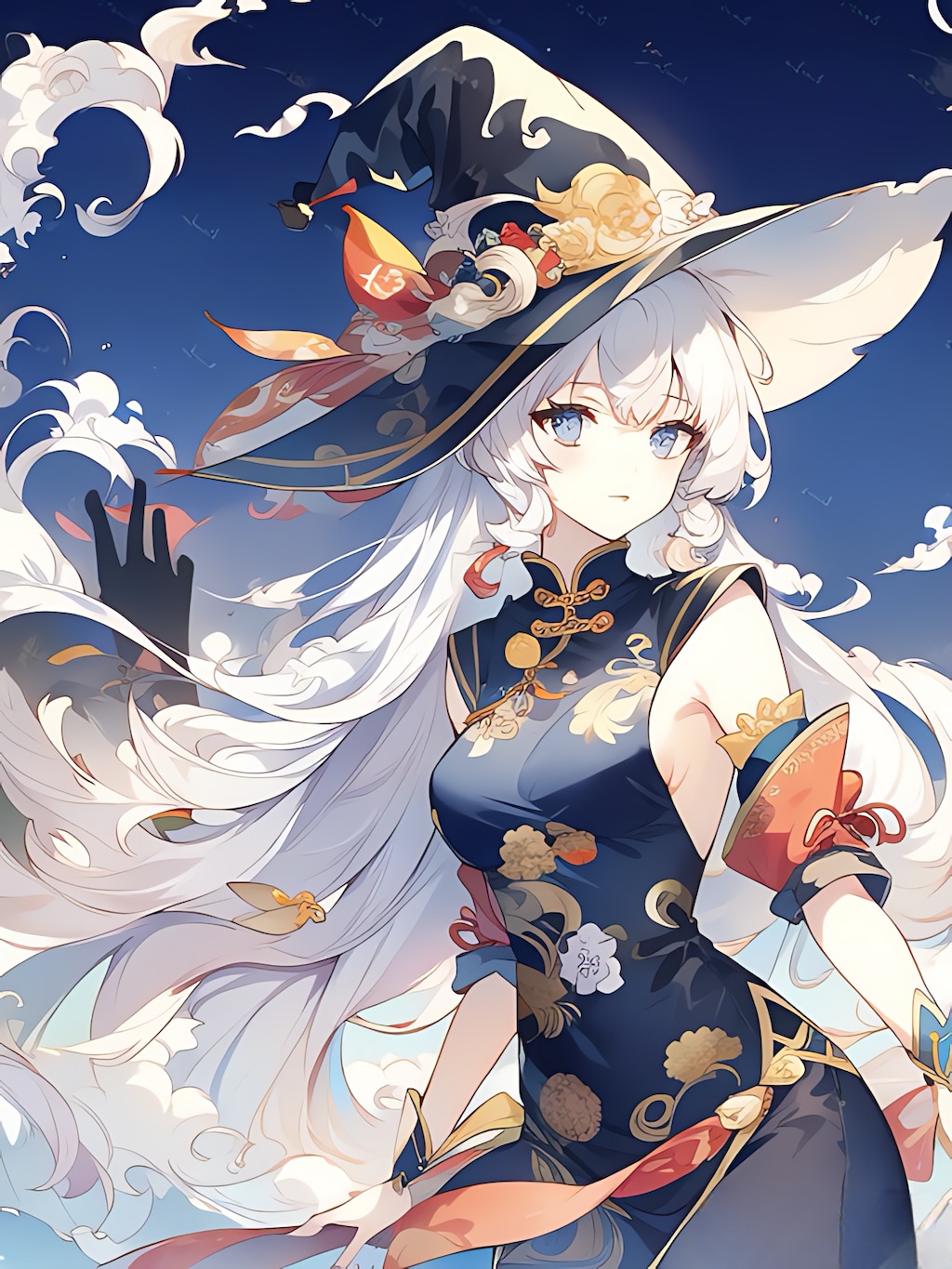 銀髪の魔女。