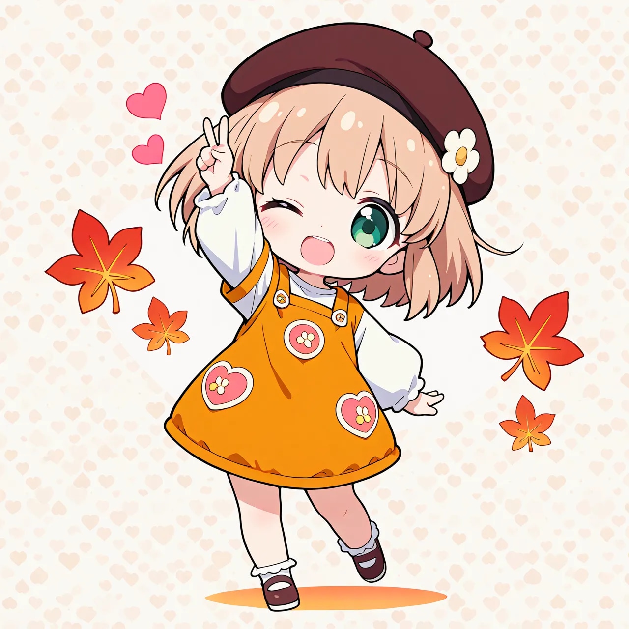 はっぴーピース✌️ 2026.10.5 SDこはるちゃん | の人気AIイラスト・グラビア