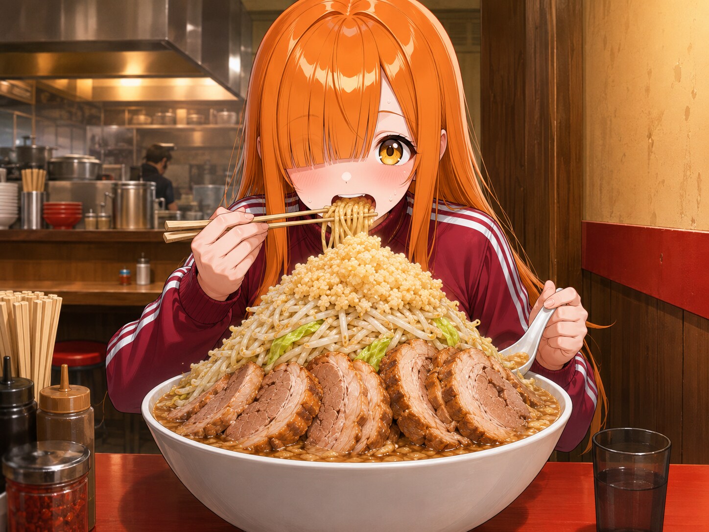カタメヤサイマシマシアブラヌキニンニクチョモランマ | の人気AIイラスト・グラビア