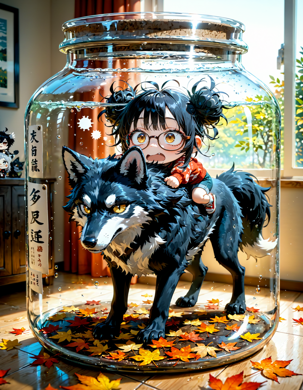 今日は何の日？　黒の日（黒染め）。ブラックウルフ・黒髪の日