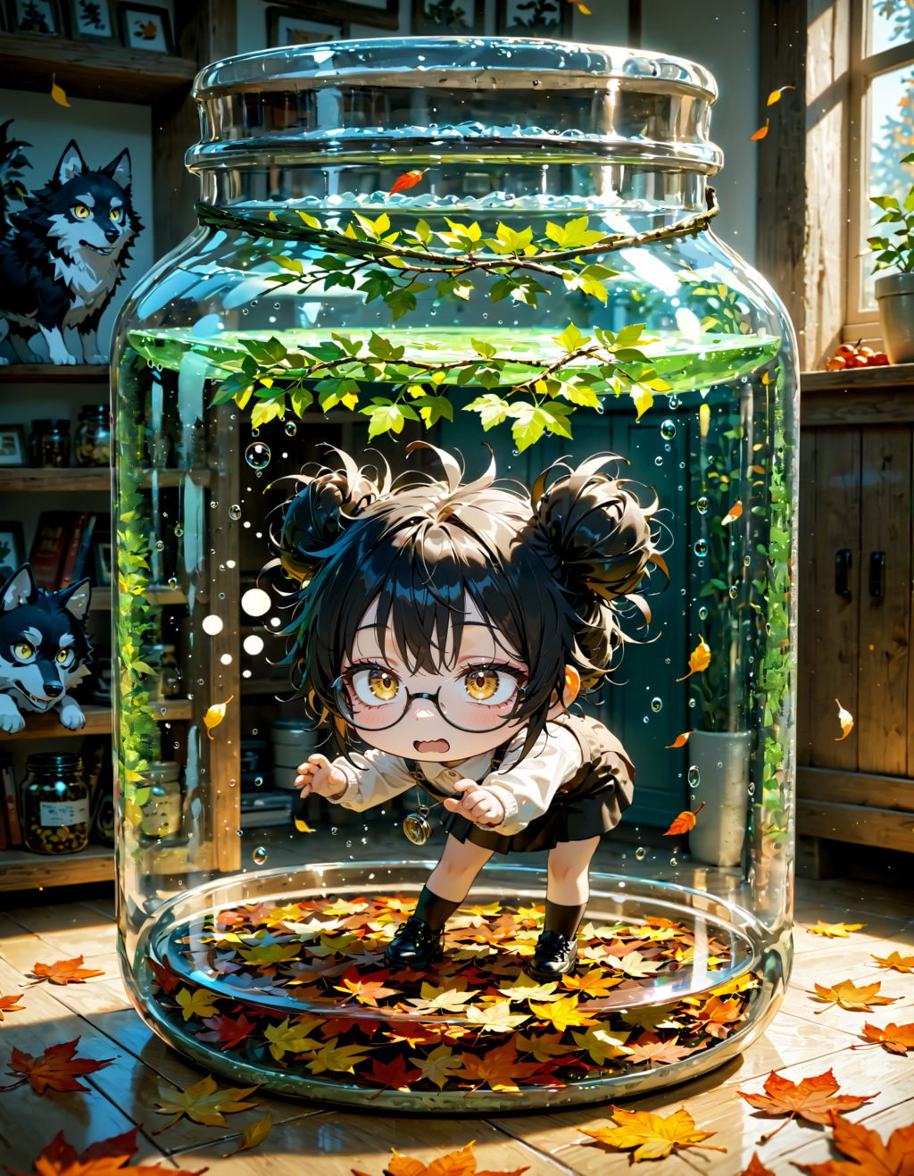 今日は何の日？　黒の日（黒染め）。ブラックウルフ・黒髪の日