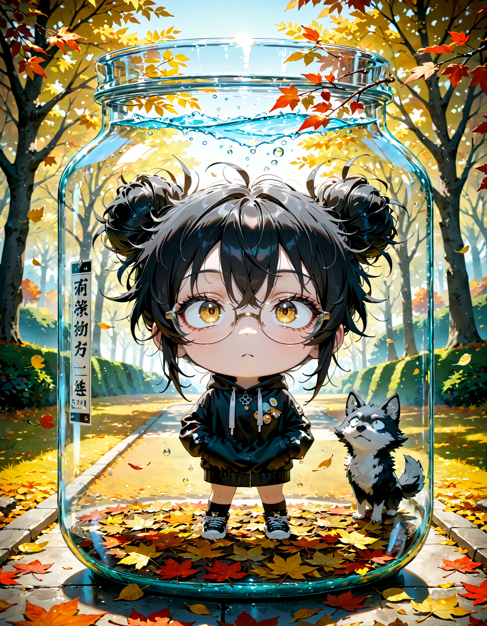 今日は何の日？　黒の日（黒染め）。ブラックウルフ・黒髪の日 | の人気AIイラスト・グラビア