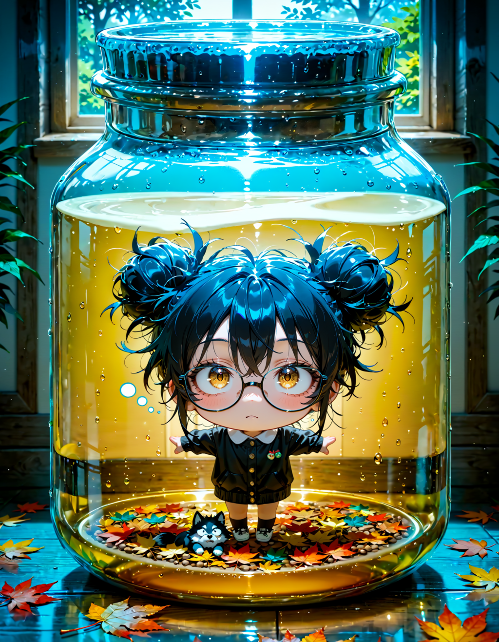 今日は何の日？　黒の日（黒染め）。ブラックウルフ・黒髪の日