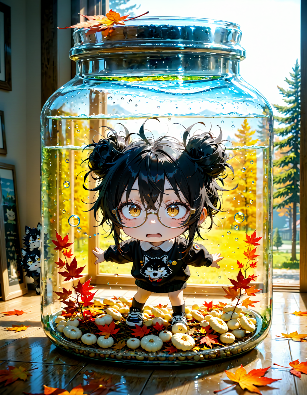 今日は何の日？　黒の日（黒染め）。ブラックウルフ・黒髪の日