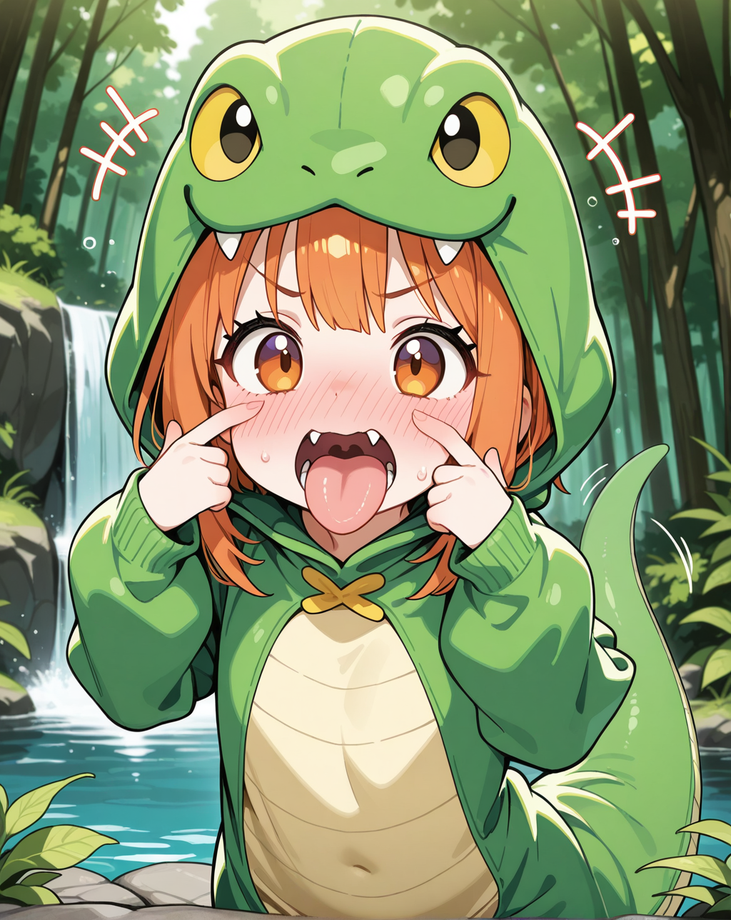 きょうふのようかい、おろちちゃん。 | の人気AIイラスト・グラビア