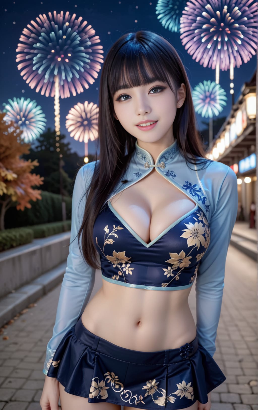 チャイナドレスの美女