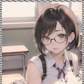 変形制服眼鏡巨乳ｊｋ　Deformed uniform glasses big breasts JK 3枚目