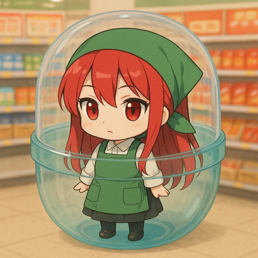 UL新モデルのPARALちゃんをカプセルに入れたよ