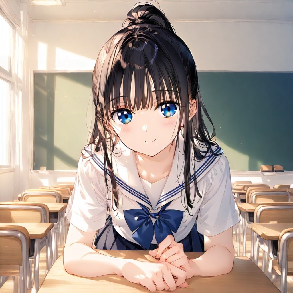 うしろの席の娘 | の人気AIイラスト・グラビア