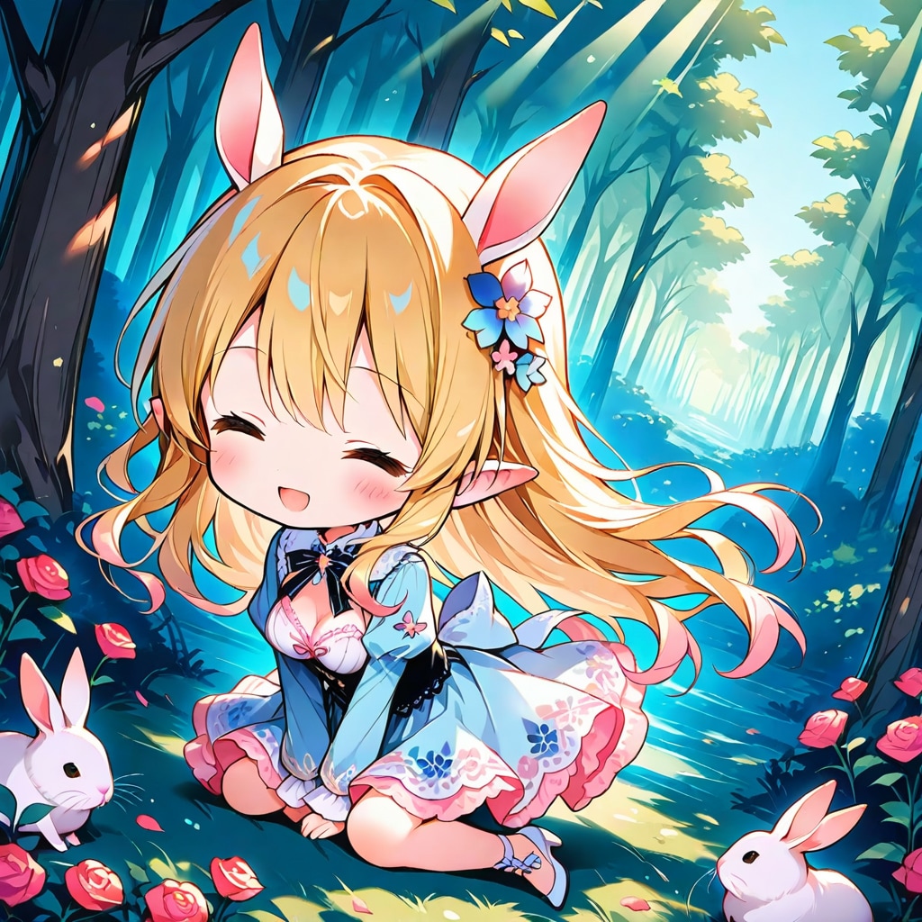 ちびうさみみエルフさん