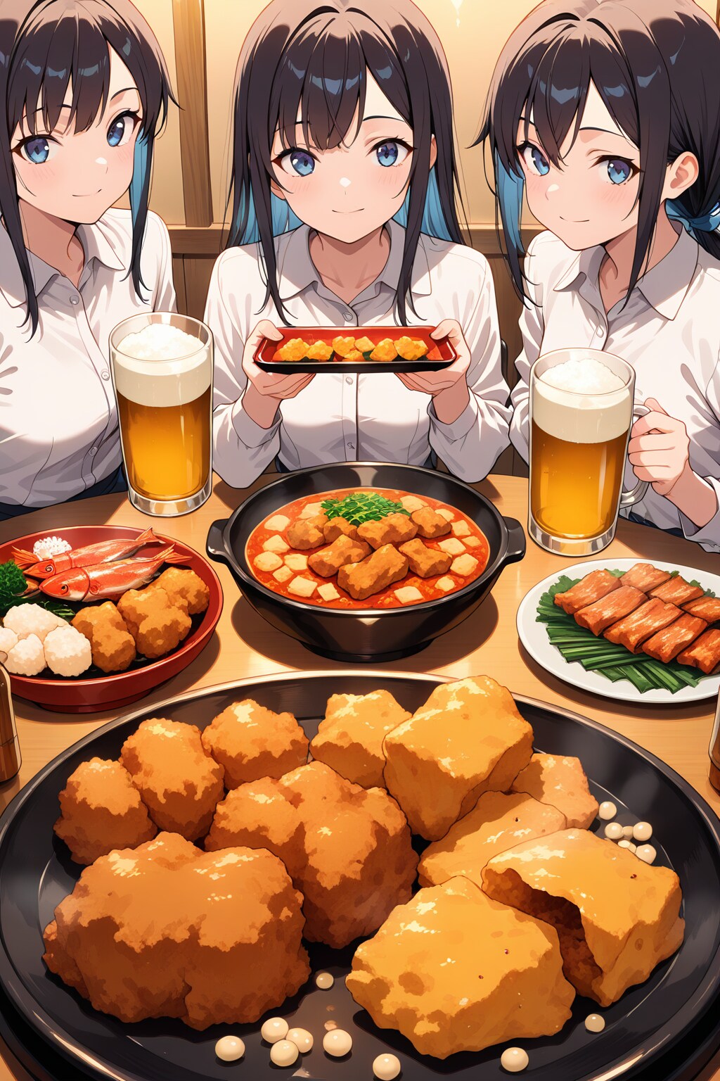 忘年会1 | の人気AIイラスト・グラビア