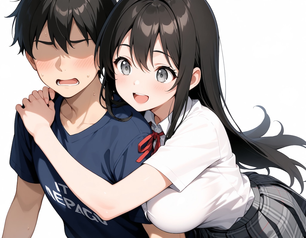 おんぶしてー