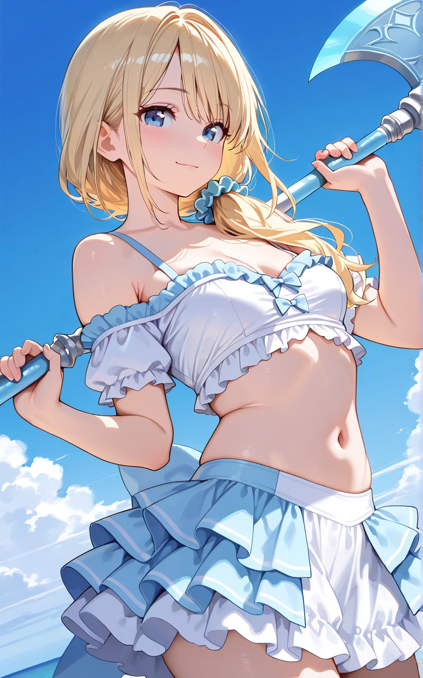 いくつもの青