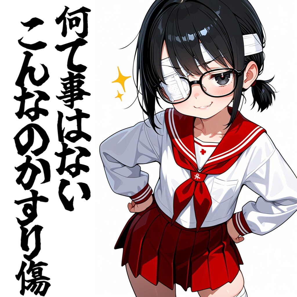 こんなのかすり傷 | の人気AIイラスト・グラビア