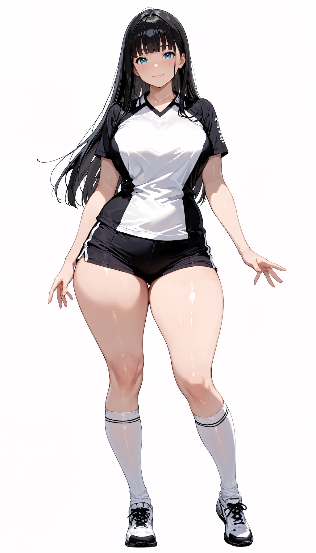 黒髪JKスポーツウェア１